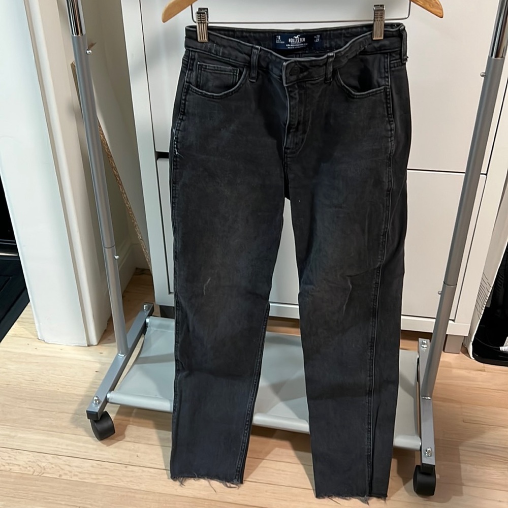 Black washed Hollister Jeans